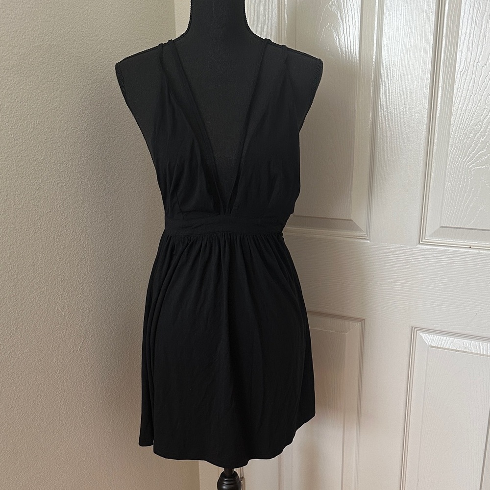 Tobi Black Backless Dress